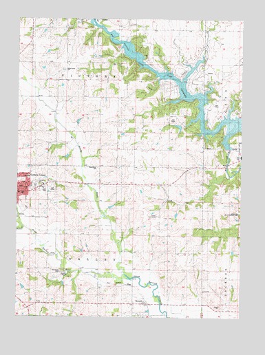 Guthrie Center East, IA USGS Topographic Map