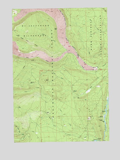 Candle Creek, OR USGS Topographic Map