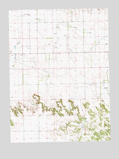 Hackberry Creek, NE USGS Topographic Map