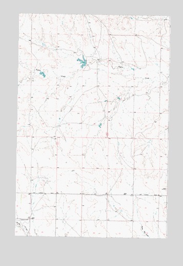 Hafla School, MT USGS Topographic Map