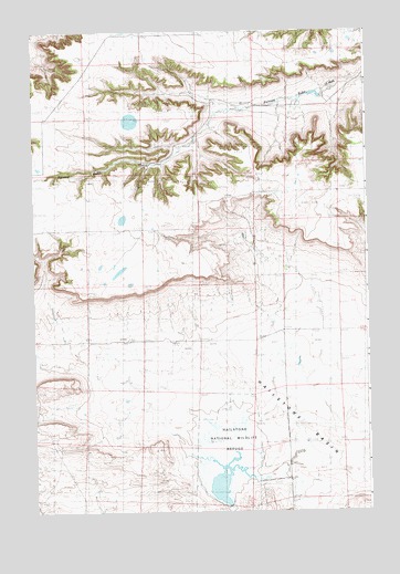 Hailstone Basin, MT USGS Topographic Map