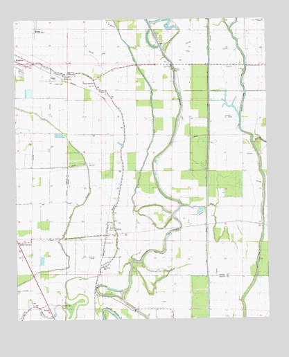 Halley, AR USGS Topographic Map