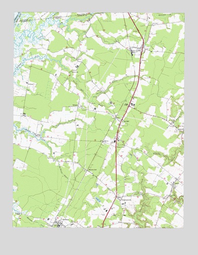 Hallwood, VA USGS Topographic Map