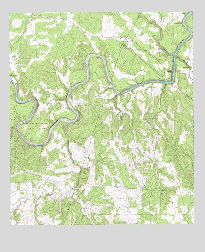 Hammetts Crossing, TX USGS Topographic Map