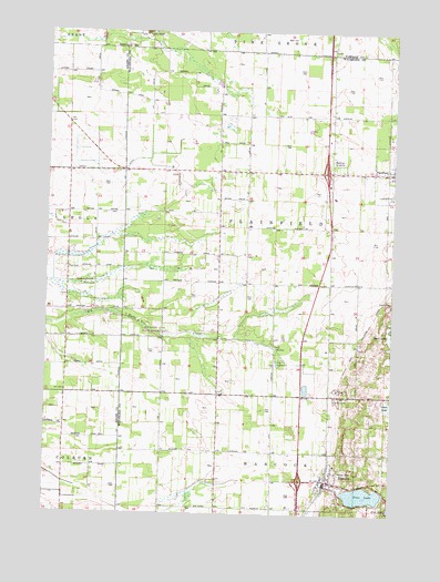 Hancock, WI USGS Topographic Map