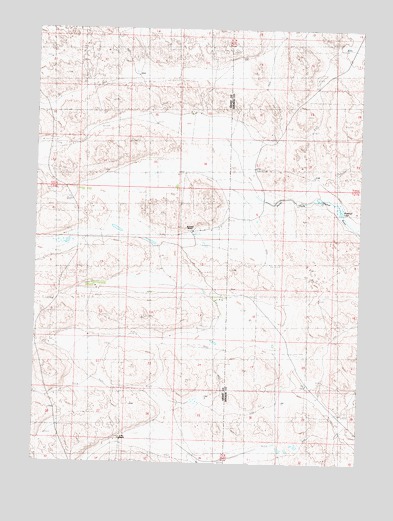 Rosebud Lake, NE USGS Topographic Map