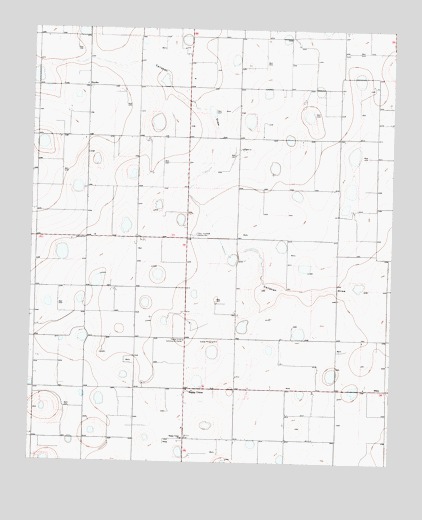 Happy Union, TX USGS Topographic Map