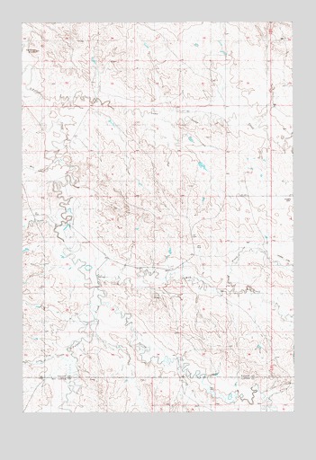Harmon Butte, MT USGS Topographic Map