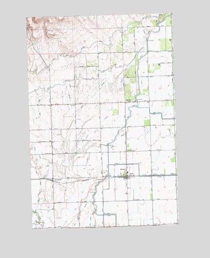 Harrah, WA USGS Topographic Map