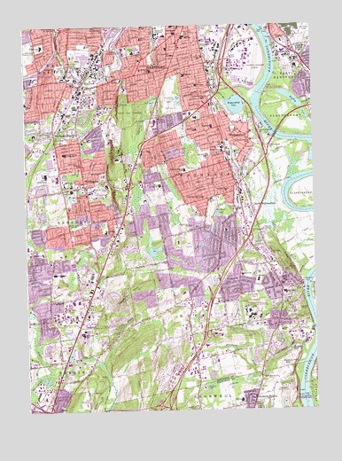 Hartford South, CT USGS Topographic Map