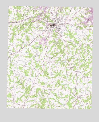 Hartwell, GA USGS Topographic Map