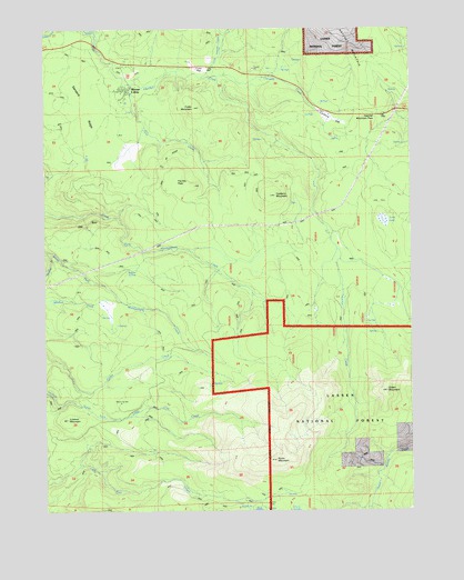 Hatchet Mountain Pass, CA USGS Topographic Map