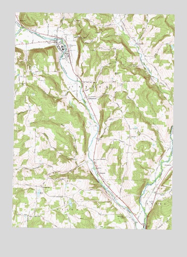 Candor, NY USGS Topographic Map