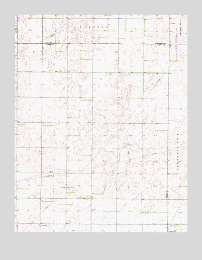 Haviland NE, KS USGS Topographic Map