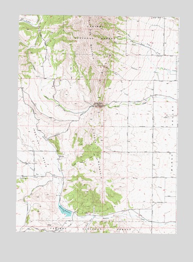 Hawkins, ID USGS Topographic Map