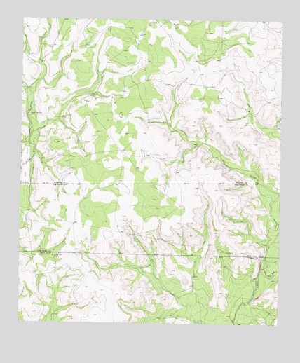 Hay Hollow, TX USGS Topographic Map