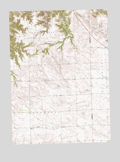 Hay Springs Creek, NE USGS Topographic Map
