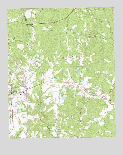 Candor, NC USGS Topographic Map