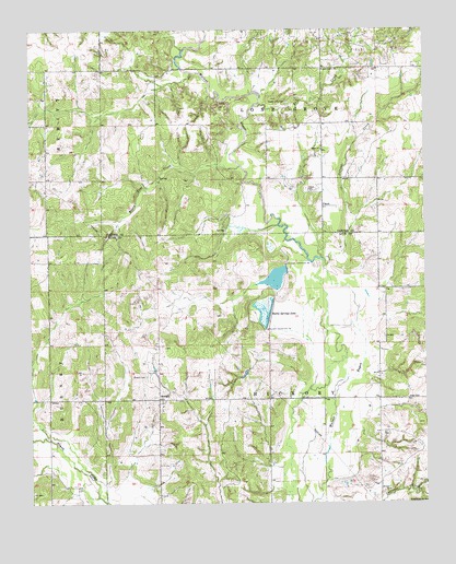 Healdton SE, OK USGS Topographic Map