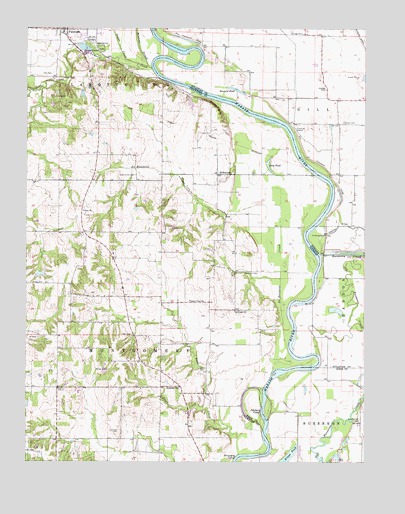 Heathsville, IL USGS Topographic Map