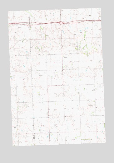 Hebron SE, ND USGS Topographic Map