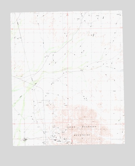 Hedges, CA USGS Topographic Map