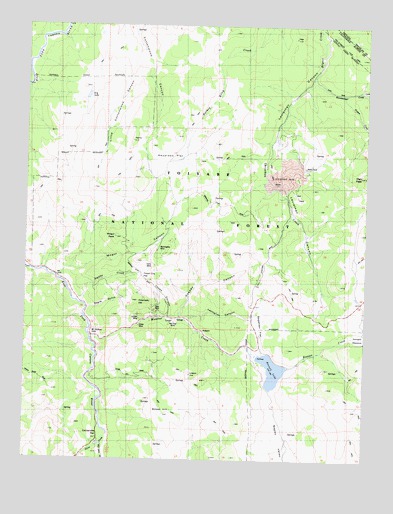 Heenan Lake, CA USGS Topographic Map