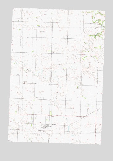 Heil, ND USGS Topographic Map