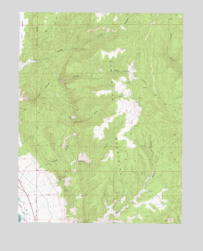 Hells Kitchen Canyon SE, UT USGS Topographic Map
