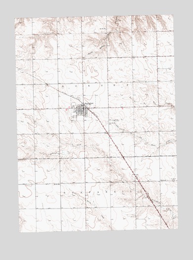 Hemingford, NE USGS Topographic Map
