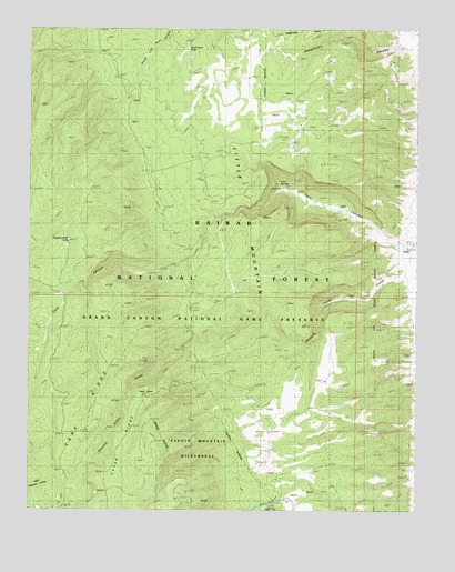 Cane, AZ USGS Topographic Map