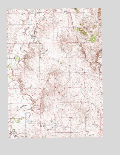 Heppner, SD USGS Topographic Map