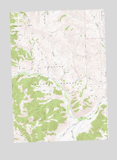 Herd Peak, ID USGS Topographic Map