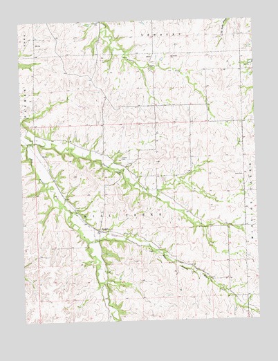 Hessdale, KS USGS Topographic Map