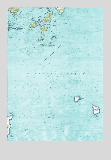 Hewett Island, ME USGS Topographic Map