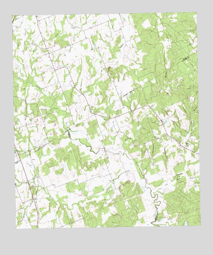Hicks, TX USGS Topographic Map