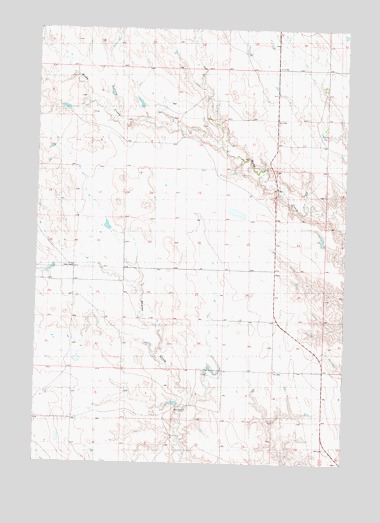 High Elk Hill SE, SD USGS Topographic Map