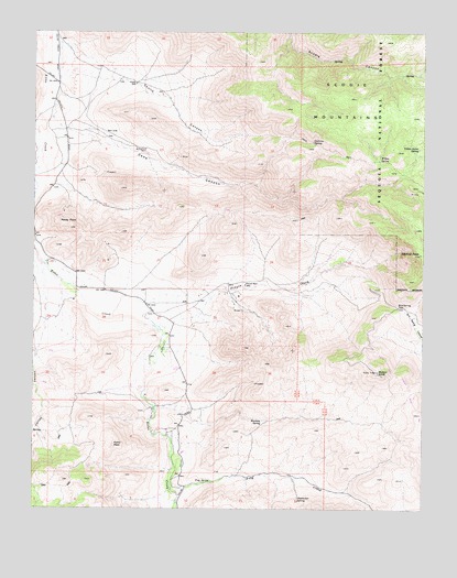 Cane Canyon, CA USGS Topographic Map