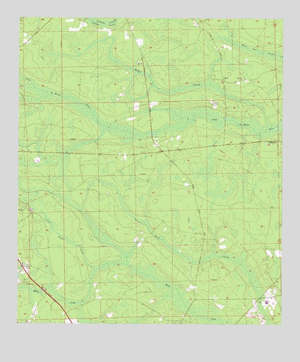 Hilliard NE, FL USGS Topographic Map