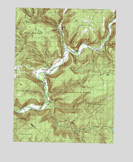 Hillsgrove, PA USGS Topographic Map