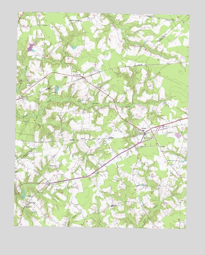 Holland, VA USGS Topographic Map