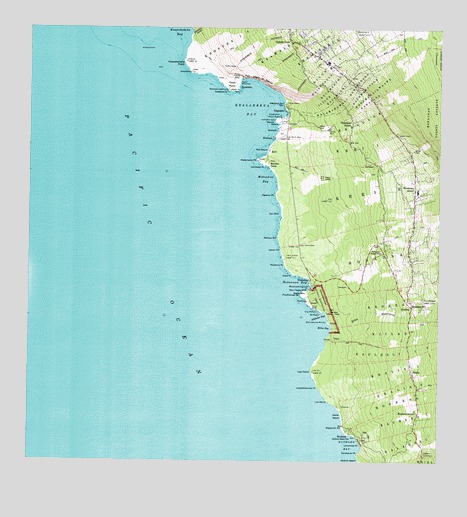 Honaunau, HI USGS Topographic Map