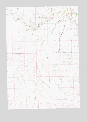 Hoover, SD USGS Topographic Map
