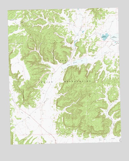 Horsehead Canyon NW, NM USGS Topographic Map