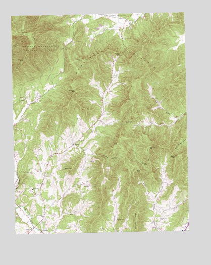 Horseshoe Mountain, VA USGS Topographic Map