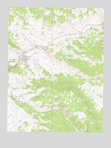 Hot Sulphur Springs, CO USGS Topographic Map