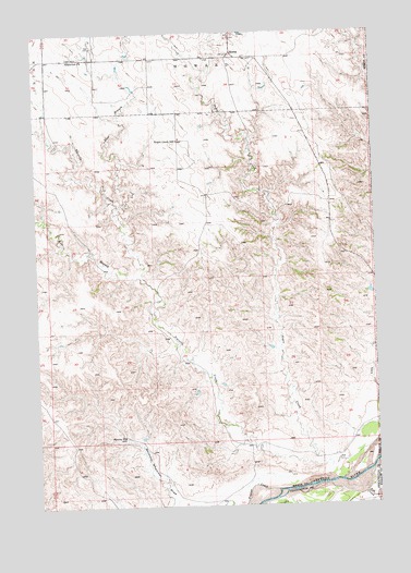 Howes, SD USGS Topographic Map