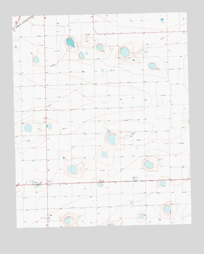Hub, TX USGS Topographic Map