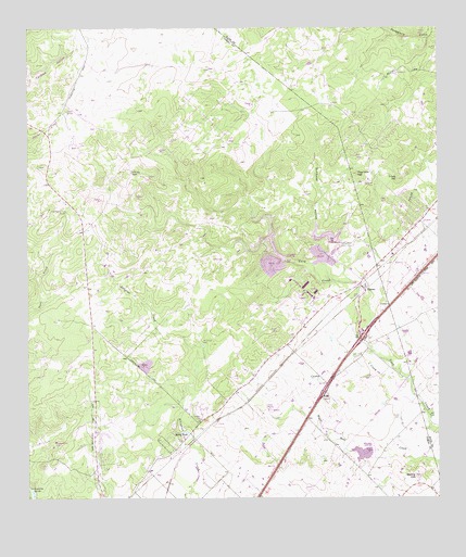 Hunter, TX USGS Topographic Map