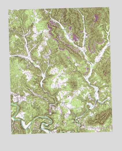 Huntsville, TN USGS Topographic Map